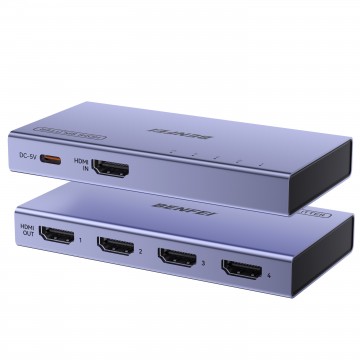 BENFEI 000448GY HDMI Splitter 1 In 4 Out 4K@60Hz