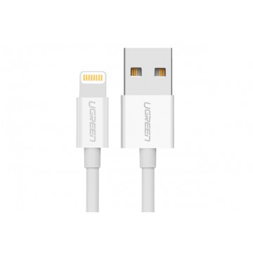 UGREEN 20728 USB lighting cable with ABS case 1M white 