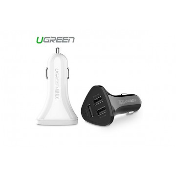 UGREEN 40285 29W 3 Port USB Car Charger White