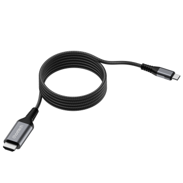 Choetech XCH-0041 USB-C to HDMI 4K@60Hz Cable Braided for MacBook iPad 2M