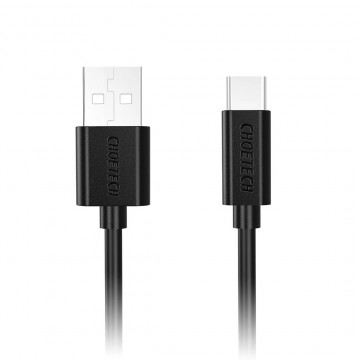 Choetech AC0003-V4 USB-A to Type-C Cable – 6.6ft Fast Charging Data Cord 2M