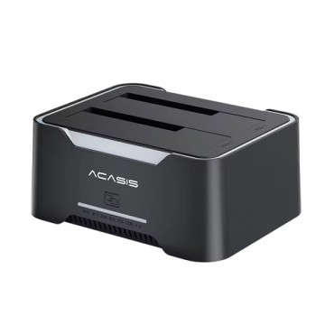 ACASIS EC-6104 Dual Bay 2.5/3.5" SATA HDD SSD Enclosure USB 3.2 5Gbps 60TB