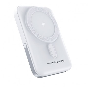 Choetech B743WH 10000mAh 20W MagLeap Wireless Power Bank White with Phone Holder