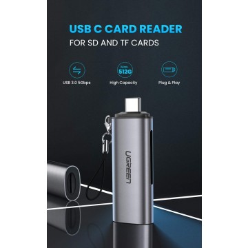 UGREEN 50704 USB C SD Card Reader