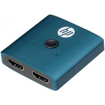 HP DHC-HD01V 4K Professional Dual Port HDMI Switch Hub for PC / TV / Monitor