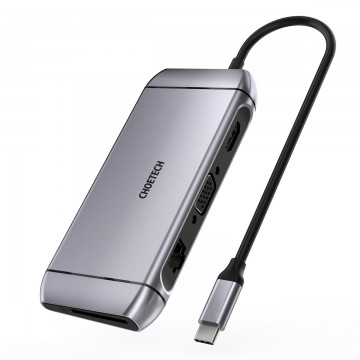 Choetech HUB-M15 USB-C 9 in 1 Multifunction Adapter