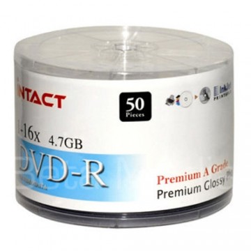 iNTACT DVD-R / 16X / 50 TUBE / GLOSSY PHOTO / GP1650