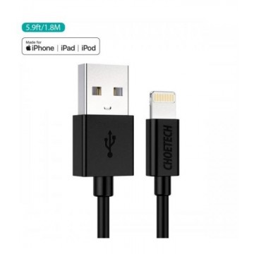 Choetech IP0027 USB Charge & Sync Cable1.8M Black
