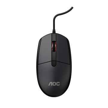AOC MS130B/LA Wired Office Mouse USB Optical 3-Button Black 